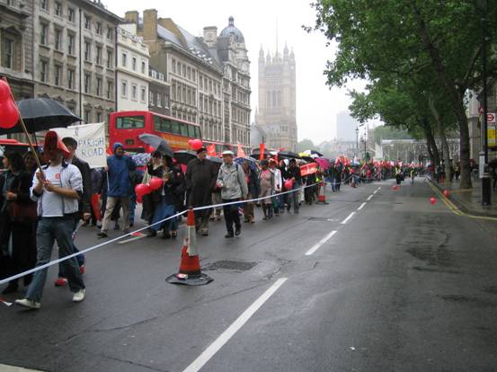 Londono imigrantu marsas